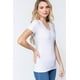 thumbnail image 2 of Top Corto de Punto Henley con Cuello en V y Manga Corta, 2 of 5