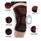 thumbnail image 2 of Rodillera Deportiva comprension Con Soportes Laterales, Gym, Crossfit - TALLA M - ROJO, 2 of 5