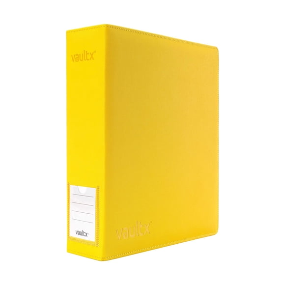 Carpeta Vault X Exo-Tec de 3 anillas en D 29 x 31 x 9 cm, amarilla