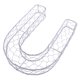 thumbnail image 1 of Alfabeto hierro alambre guirnalda marco suculento maceta metal plantador planta titular u, 1 of 5