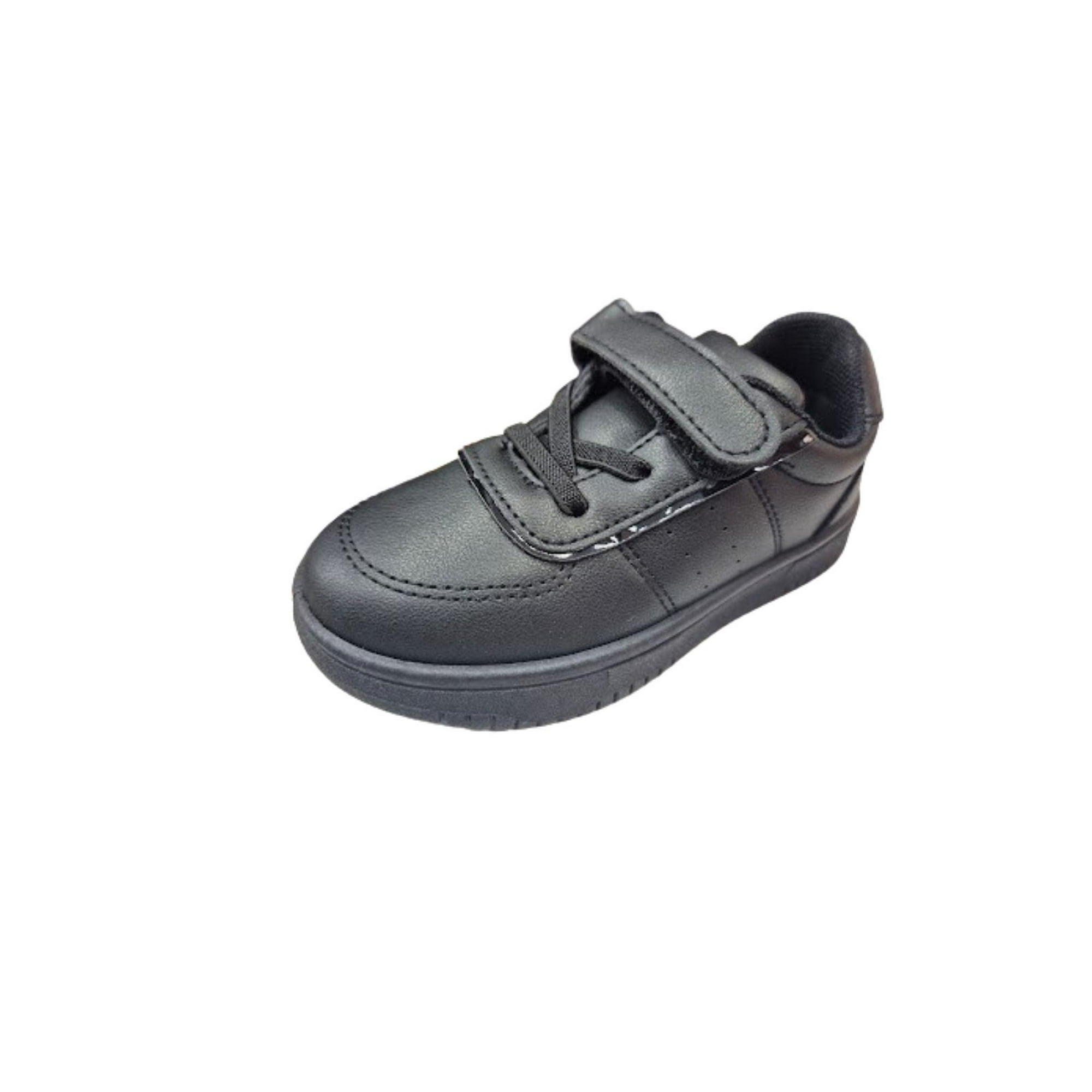 Vinnys Outlet - Zapatilla Escolar Negro Velcro