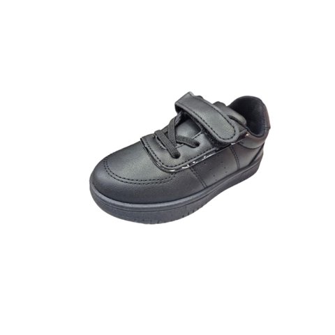 Vinnys Outlet - Zapatilla Escolar Negro Velcro