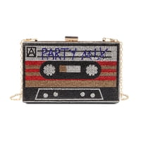 Renabro - Bandolera Diseño Retro Con Forma De Radio Color Rojo