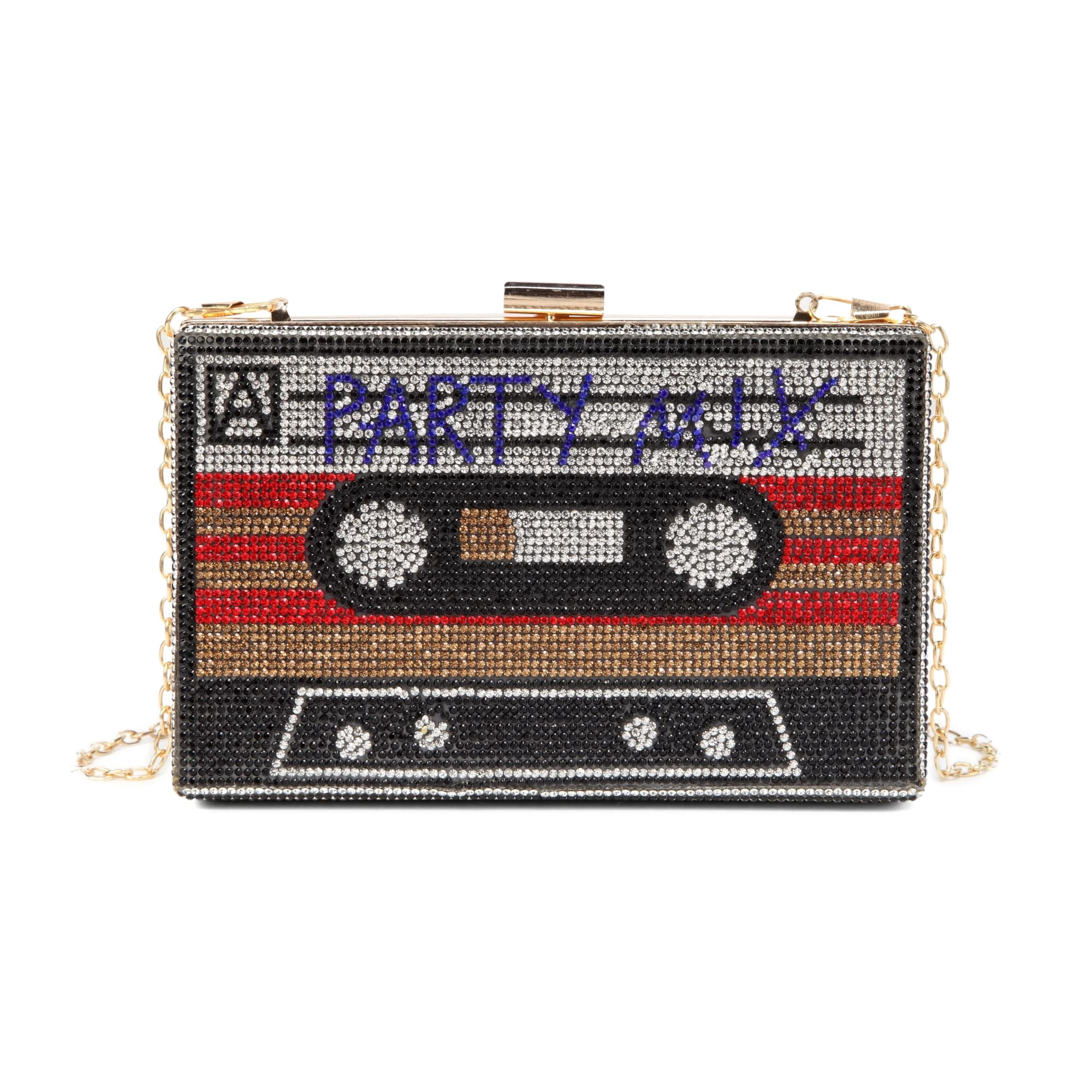 Renabro - Bandolera Diseño Retro Con Forma De Radio Color Rojo