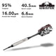 thumbnail image 2 of Juego de dardos Viper Sinister, punta blanda de tungsteno, 16 g, con funda, 2 of 9