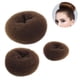 thumbnail image 1 of Paquete de 3 moños tipo dona para mujer, con forma de anillo de nudo, cojín para moño, accesorios para cabello grueso y largo., 1 of 8