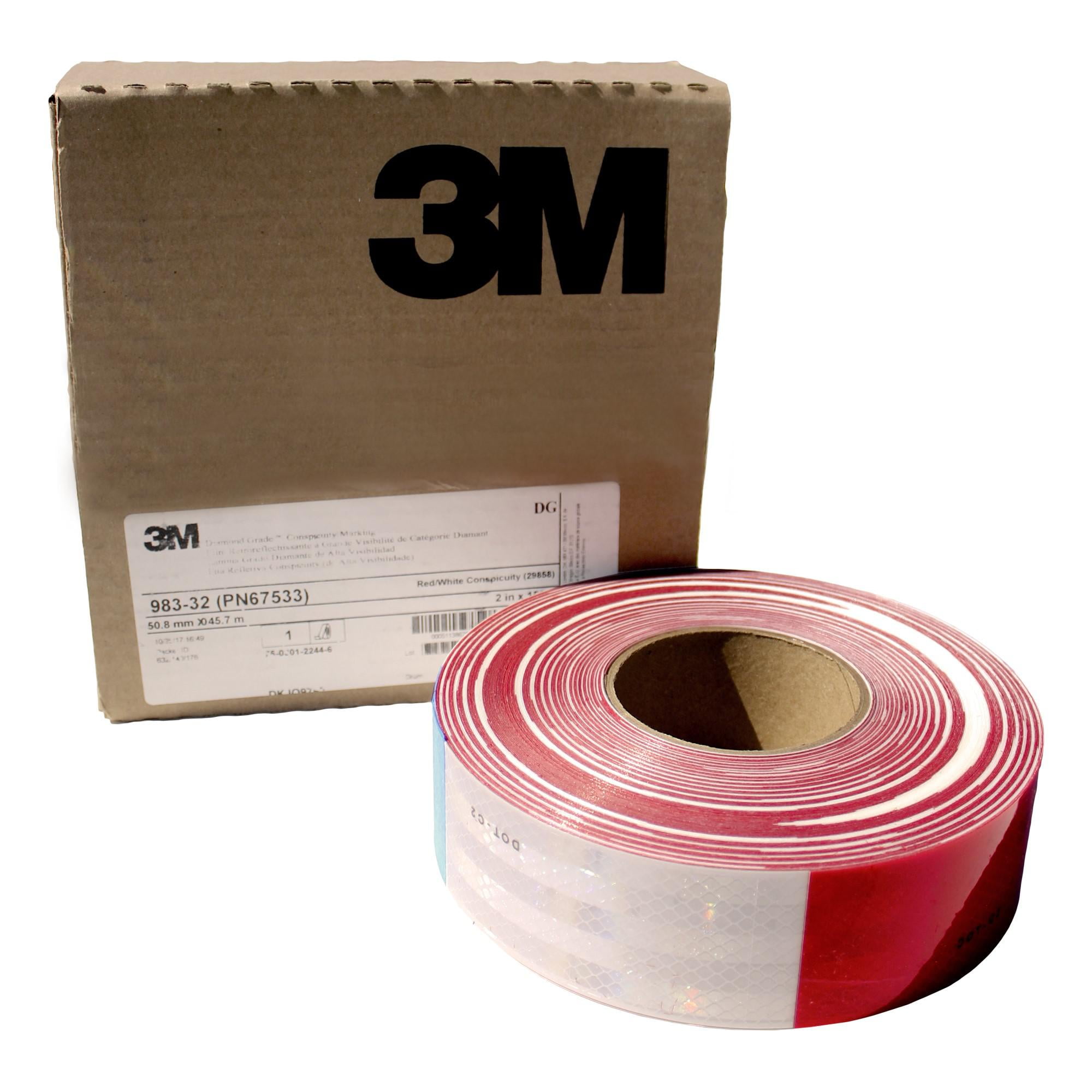 Caja Cinta Reflectante Rojo/blanco 45.7 Mts 3m