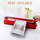thumbnail image 5 of Paquete de 50 bolsas de Mylar con olor a olor, de 5 x 7 pulgadas, resellables, para almacenar alimentos, con ventana transparente, bolsas de aluminio con base para dulces y refrigerios (ventana blanca, 5 of 6
