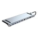 thumbnail image 1 of Hub USB Carcasa De Aluminio Fácil De Usar Portátil Con Puerto PD De 100 W Puertos Múltiples 11 Puertos, 1 of 5