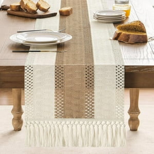 Aura Zeus - Camino De Mesa Decoracion Yute Manteles De Centro 180 X 30