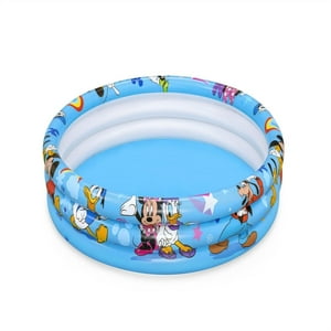 Piscina Inflable Bestway Redonda Para Niños 122X25Cm Mickey Azul Tamano Unico