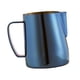 thumbnail image 1 of cafetera de acero inoxidable espuma leche jarra jarra latte 600ml azul oscuro, 1 of 5