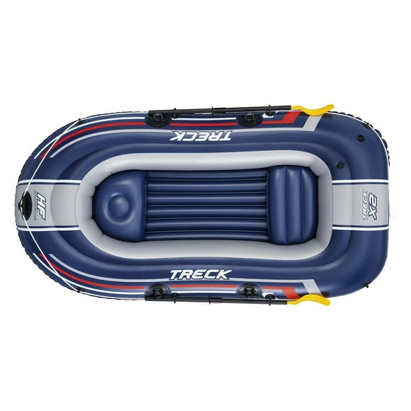 Bote Inflable con remos e inflador Treck X2 2.55m x 1.27m