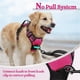 thumbnail image 2 of Arnés para perros sin tirar, acolchado suave ajustable, chaleco de nylon reflectante sin asfixia para mascotas con manija de control fácil para perros de tamaño medio, rojo rosa, M, 2 of 3