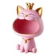 thumbnail image 2 of Estatuas De Gato De La Suerte Feng Shui Estatuilla Llave Miscelánea Almacenamiento Decoración Para El Hogar Rosa, 2 of 5