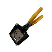 Magideal - Perforadora De Papel Para Pasaportes Y Fotografías De Mano, Rápida, Práctica Y Fácil De Usar, Troqueladora De Identificación Para Tarjetas Redondas 35 Mm