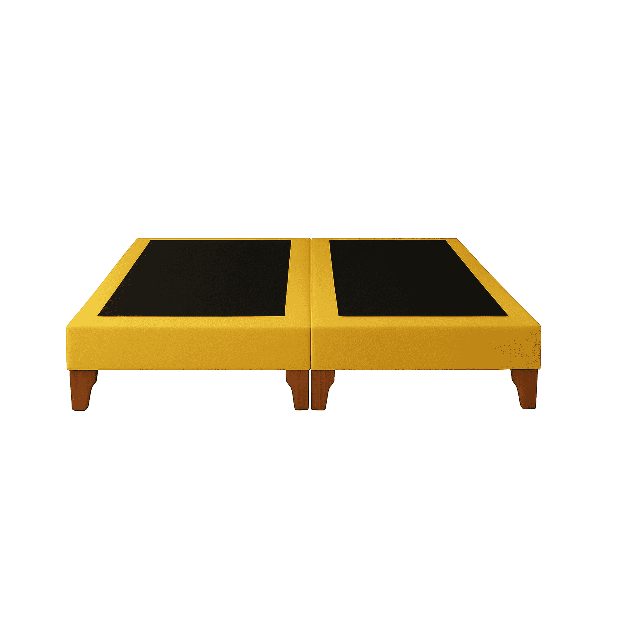 Ethan Desing - Base De Cama 2 Plazas Amarillo