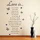 thumbnail image 2 of Decomural Love Is Butterfly WS-42957, 2 of 2