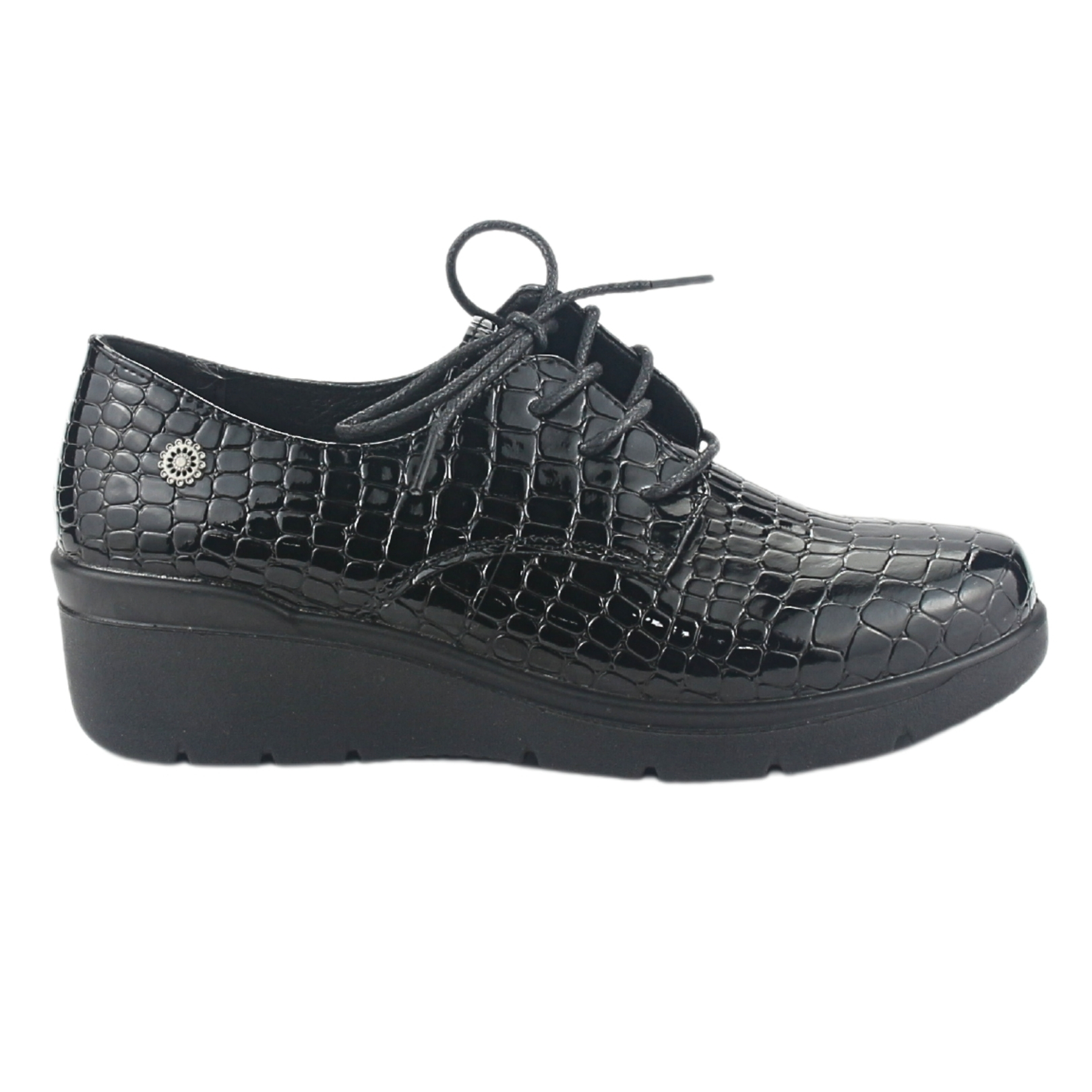 Zapato Chalada Mujer Mara-1 Negro Casual