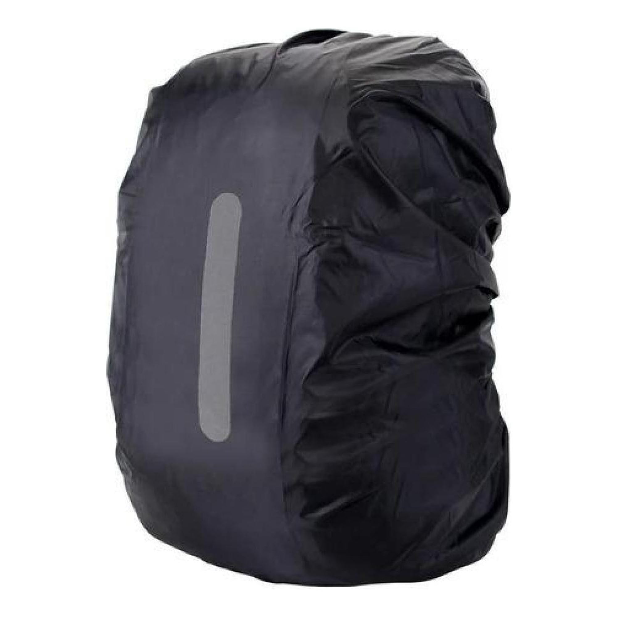 Genérica - Funda Cubre Mochila Impermeable Reflectante 45-55 Litros Negro L