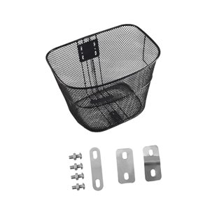 Ioensy - Cesta De Bicicleta Cesta Portátil Para Manillar Delantero Para Desplazamientos, Senderismo, Compras, 34 X 26 X 25 Cm