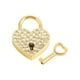 thumbnail image 4 of Love Heart Shape Candado Hardware Vintage Con Llaves Para Game Security Travel, 4 of 5