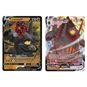Set De Cartas Pokémon Coalossal Vmax 99/185 Y Coalossal V 98/185