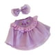 thumbnail image 2 of 2x Vestido De Muñeca De Felpa Lindo Colgante Muñeca Decoración Vestir Para Muñeca De 14.96 Pulgadas Púrpura, 2 of 3
