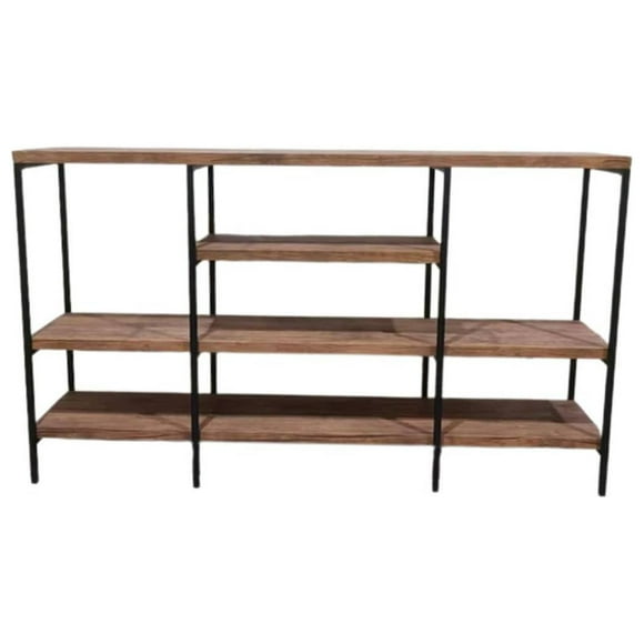 Estante Librero Tipo Rack Horizontal 4 niveles Estructura Metal