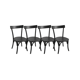 thumbnail image 1 of Pack 4 Sillas de Madera Vintage - Negro, 1 of 3