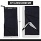 thumbnail image 5 of Bolsa limpiadora para palos de golf y pelotas, color negro, 5 of 9