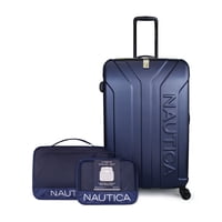 Nautica - Pack Maleta Grande L (23 Kg) Prime Azul + Organizador De Viaje 2 Pzas. Azul