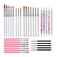 thumbnail image 3 of 33 Piezas Nail Art Brushes Nail Art Design Pen Para Gel Polaco Manicure Salon Pink, 3 of 5