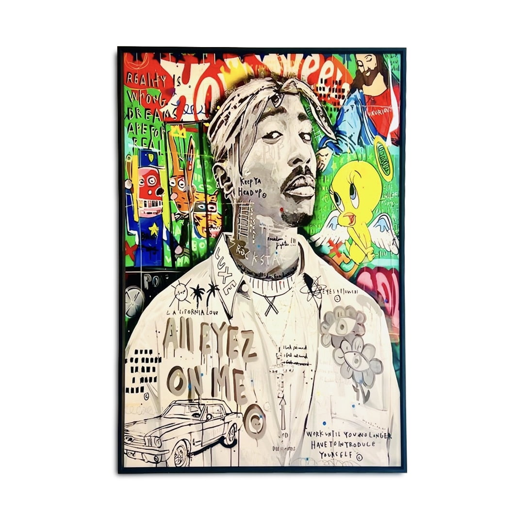 Colateral - Cuadro Mural Vidrio Tupac