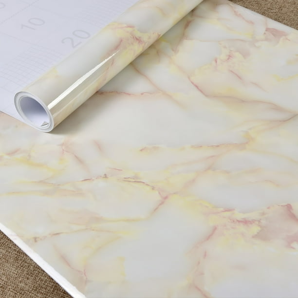 1pc Marble Wallpaper, Waterproof Oilproof Washable Peel And Stick Contact Paper, Countertop Paper, Kitchen Bathroom Backdrop Table Desk Wall Desk Furniture Sticker, Renovation Wallpaper, Home Decor