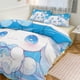 thumbnail image 1 of 3PCS Cinnamoroll Bedding Set Comforter Duvet Cover Set Quilt Cover for Kids Teens Bedroom Decoration, 1 of 5