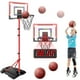 thumbnail image 1 of Canasta de baloncesto NZQXJXZ Upgrade para niños con soporte de 1,1 a 1,9 m, 1 of 3