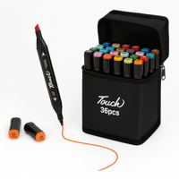 Linea Sport - Marcadores 36 Plumones De Colores Lápices Doble Punta