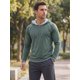thumbnail image 4 of Camisetas con Capucha de Manga Larga Activas para Gimnasio Ligeras para Hombre XL Verde, 4 of 5