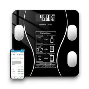 Genérico - Pesa De Baño Inteligente Balanza Digital Con Bluetooth 180Kg