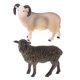 thumbnail image 1 of Figuras De Animales De Plástico Realistas Modelo De Simulación Bighorn Sheep + Black Goat, 1 of 5
