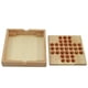 thumbnail image 3 of Juego de mesa de solitario con clavija de madera, decoración para sala de estar con 33 clavijas de bolas de cristal, juego familiar educativo clásico, 3 of 5