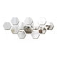thumbnail image 1 of Packx12 Vinilo Espejo Pared Adhesivo Hexagonal Decorativo, 1 of 4