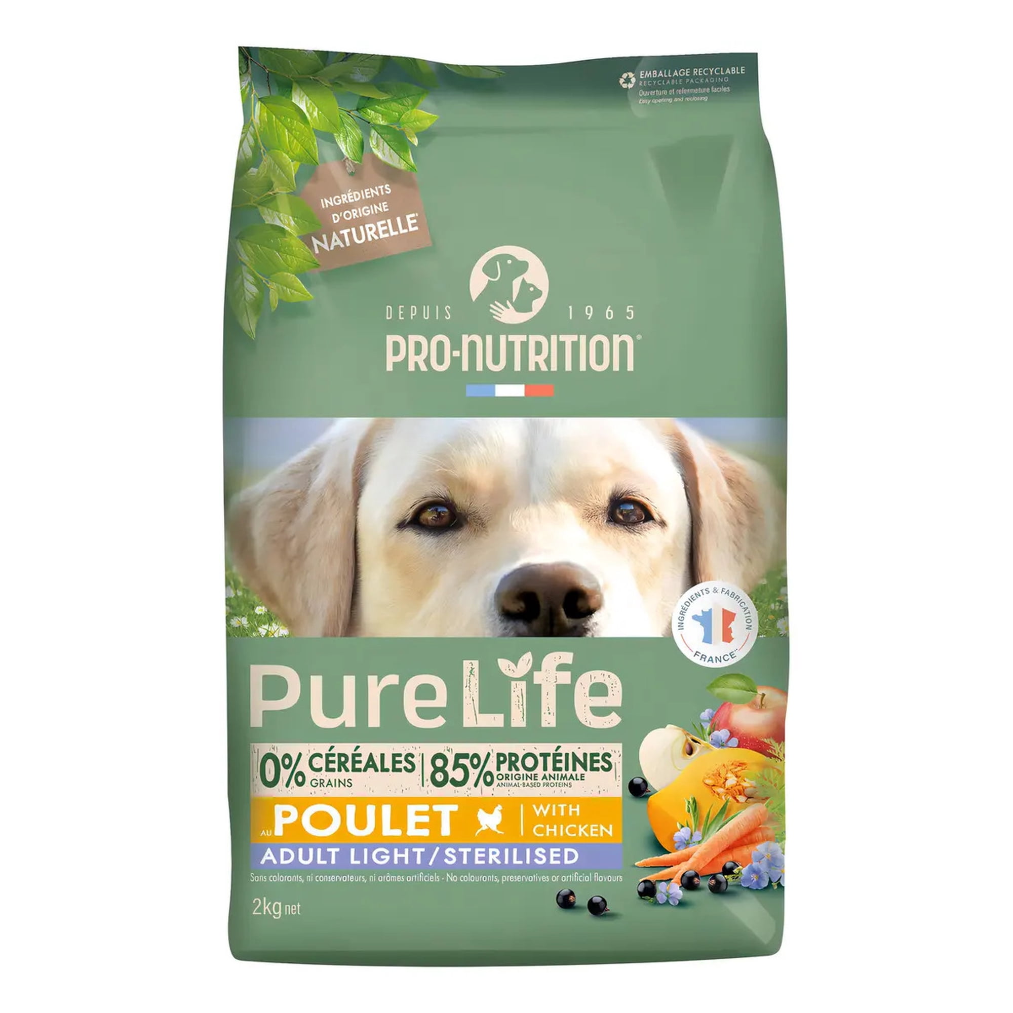 Pro-nutrition Pure Life Purelife Poultry Adult Light/sterilised Perro Adulto Seca