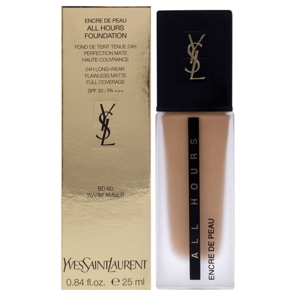 Base Yves Saint Laurent All Hours SPF 20 BD60 Warm Amber 25ml Mujer