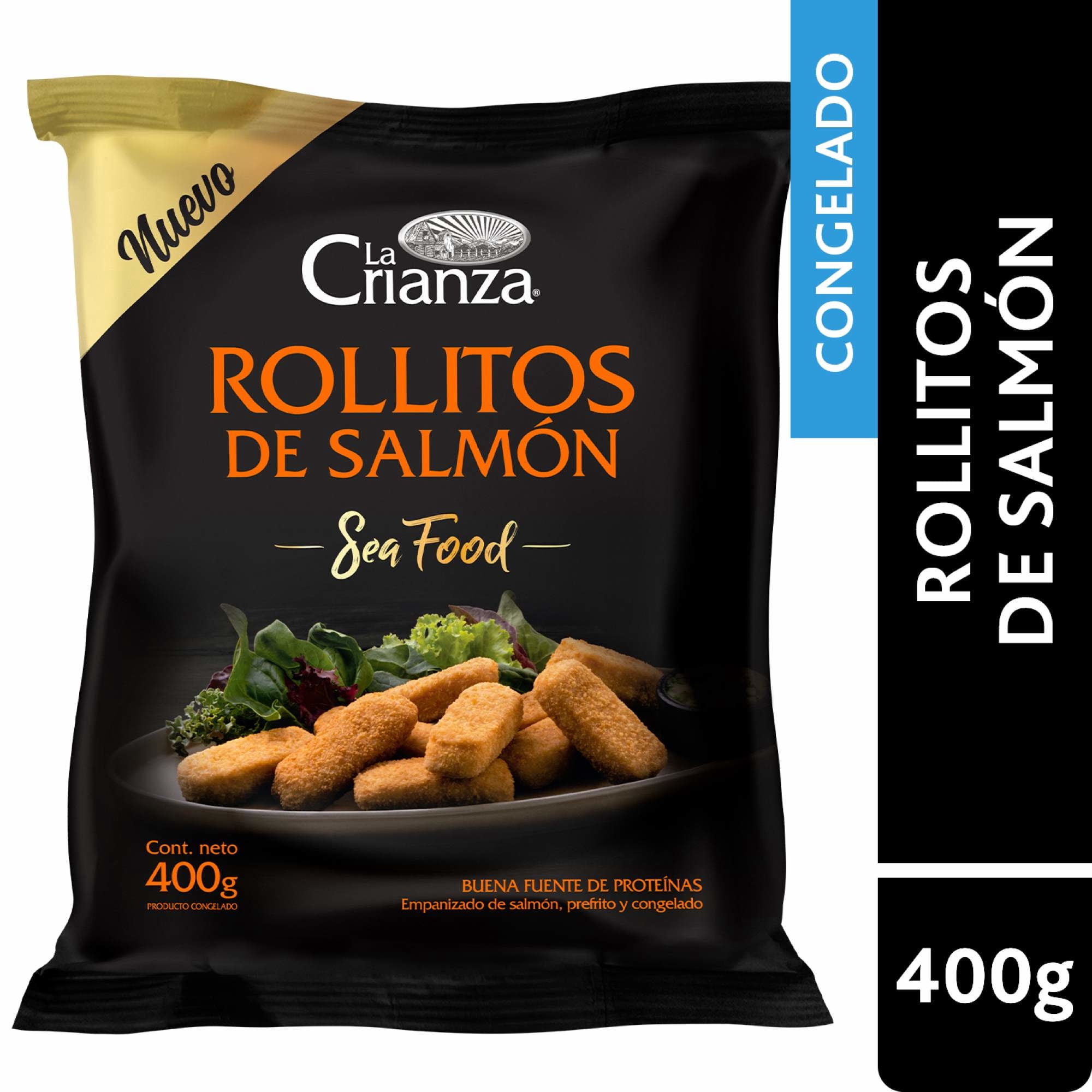Rollitos De Salmón Empanizado 400 g La Crianza