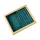 thumbnail image 3 of Bandeja De Exhibición De Joyería Elegante Soporte De Joyería Para Anillos Joyería Corporal Collares Verde Oscuro, 3 of 5