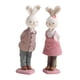 thumbnail image 2 of 2 Piezas Figuras De Conejos De Pareja De Pascua Decoración De Pascua Linda Para Jardín De Césped Estilo B, 2 of 3