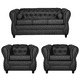 thumbnail image 1 of Juego De Living 3-1-1 CHESTERFIELD Negro, 1 of 3