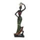 thumbnail image 4 of Figura De Mujer Africana Estatuas De Arte Figura De Mujer Estatuilla De Dama Tribal Estatua De Plata, 4 of 5